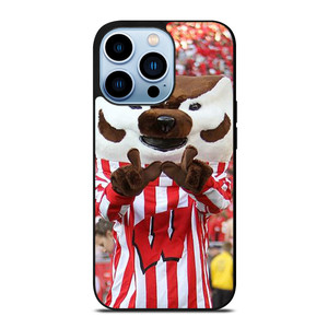 Wisconsin Mascot Image iPhone 13 Pro Max Case Cover Wisconsin Mascot Image iPhone 13 Pro Max Case Cover