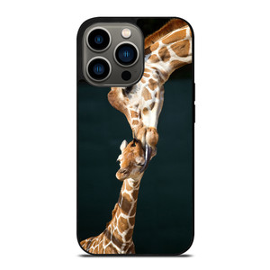 MOM TOUCHES BABY GIRAFFE iPhone 13 Pro Case Cover MOM TOUCHES BABY GIRAFFE iPhone 13 Pro Case Cover