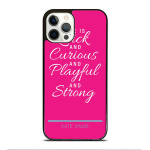 SHE IS KATE SPADE iPhone 12 Pro Case Cover SHE IS KATE SPADE iPhone 12 Pro Case Cover