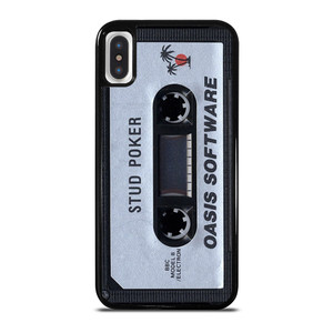 Oasis Cassette Stud Poker iPhone X / XS Case Cover Oasis Cassette Stud Poker iPhone X / XS Case Cover