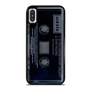 Oasis Stay Young Cassette iPhone X / XS Case Cover Oasis Stay Young Cassette iPhone X / XS Case Cover
