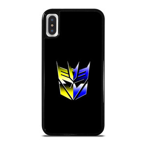 Transformers Decepticons Rainbow Logo iPhone X / XS Case Cover Transformers Decepticons Rainbow Logo iPhone X / XS Case Cover