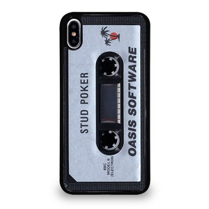 Oasis Cassette Stud Poker iPhone XS Max Case Cover Oasis Cassette Stud Poker iPhone XS Max Case Cover