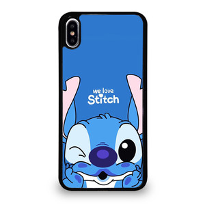 The Cute Stitch Cartoon Galaxy iPhone XS Max Case Cover The Cute Stitch Cartoon Galaxy iPhone XS Max Case Cover