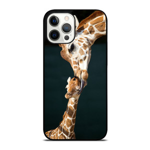 MOM TOUCHES BABY GIRAFFE iPhone 12 Pro Max Case Cover MOM TOUCHES BABY GIRAFFE iPhone 12 Pro Max Case Cover