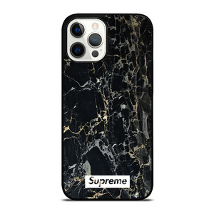 SUPREME BLACK MARBLE iPhone 12 Pro Max Case Cover SUPREME BLACK MARBLE iPhone 12 Pro Max Case Cover