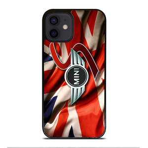 MINI COOPER LOGO FLAG iPhone 12 Mini Case Cover MINI COOPER LOGO FLAG iPhone 12 Mini Case Cover
