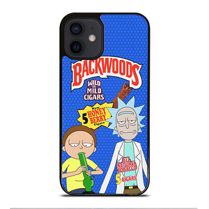 Rick And Morty Backwoods Cigars iPhone 12 Mini Case Cover Rick And Morty Backwoods Cigars iPhone 12 Mini Case Cover