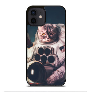 The Astronaut Cat iPhone 12 Mini Case Cover The Astronaut Cat iPhone 12 Mini Case Cover
