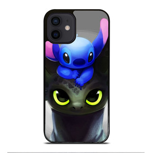 Toothless And Stitch Paint iPhone 12 Mini Case Cover Toothless And Stitch Paint iPhone 12 Mini Case Cover