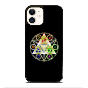 Legend Of Zelda Symbols Art iPhone 12 Case Cover Legend Of Zelda Symbols Art iPhone 12 Case Cover