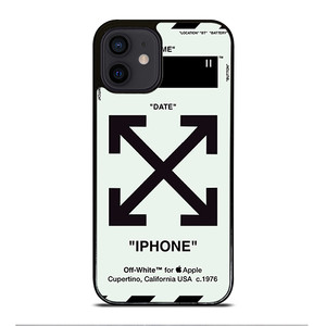 Off White Time Date iPhone 12 Mini Case Cover Off White Time Date iPhone 12 Mini Case Cover