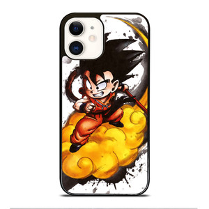 SON GOKU CHILD WITH THE CLOUD iPhone 12 Case Cover SON GOKU CHILD WITH THE CLOUD iPhone 12 Case Cover