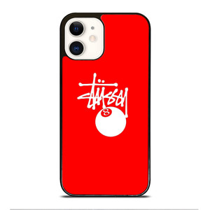 STUSSY IN RED iPhone 12 Case Cover STUSSY IN RED iPhone 12 Case Cover