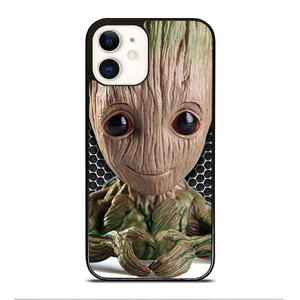 Super Cute Baby Groot iPhone 12 Case Cover Super Cute Baby Groot iPhone 12 Case Cover