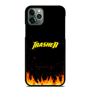 Trasher Smoldering Font iPhone 11 Pro Max Case Cover Trasher Smoldering Font iPhone 11 Pro Max Case Cover