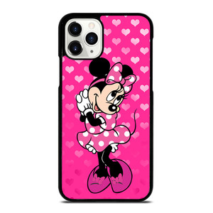Minnie Mouse In Pink Heart iPhone 11 Pro Case Cover Minnie Mouse In Pink Heart iPhone 11 Pro Case Cover