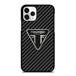 Triumph Motorcycle Carbon Logo iPhone 11 Pro Case Cover Triumph Motorcycle Carbon Logo iPhone 11 Pro Case Cover