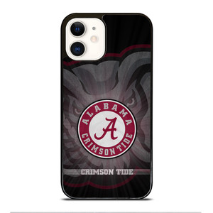ALABAMA CRIMSON TIDE LOGO iPhone 12 Case Cover ALABAMA CRIMSON TIDE LOGO iPhone 12 Case Cover