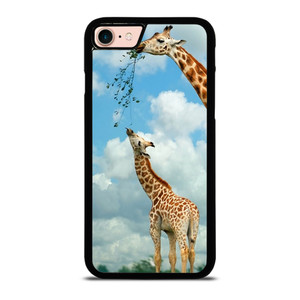 MOM AND BABY GIRAFFE EAT iPhone 7 / 8 Case Cover MOM AND BABY GIRAFFE EAT iPhone 7 / 8 Case Cover