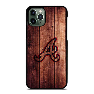 Atlanta Braves Wood Logo iPhone 11 Pro Max Case Cover Atlanta Braves Wood Logo iPhone 11 Pro Max Case Cover