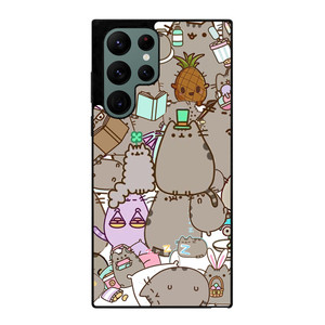 Pusheen Cartoon Collage Samsung Galaxy S22 Ultra 5G Case Cover Pusheen Cartoon Collage Samsung Galaxy S22 Ultra 5G Case Cover