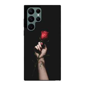 Red Rose Flower Hand Samsung Galaxy S22 Ultra 5G Case Cover Red Rose Flower Hand Samsung Galaxy S22 Ultra 5G Case Cover