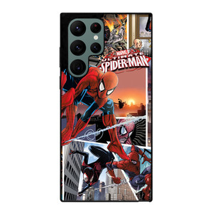 Spiderman Comic Samsung Galaxy S22 Ultra 5G Case Cover Spiderman Comic Samsung Galaxy S22 Ultra 5G Case Cover