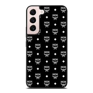MCM Worldwide Black Wallpaper Samsung Galaxy S22 Plus 5G Case Cover MCM Worldwide Black Wallpaper Samsung Galaxy S22 Plus 5G Case Cover
