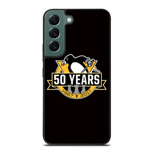 PITTSBURGH PENGUINS 50 YEARS Samsung Galaxy S22 5G Case Cover PITTSBURGH PENGUINS 50 YEARS Samsung Galaxy S22 5G Case Cover