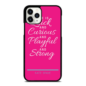 SHE IS KATE SPADE iPhone 11 Pro Case Cover SHE IS KATE SPADE iPhone 11 Pro Case Cover