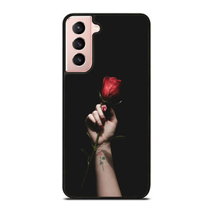 Red Rose Flower Hand Samsung Galaxy S21 5G Case Cover Red Rose Flower Hand Samsung Galaxy S21 5G Case Cover