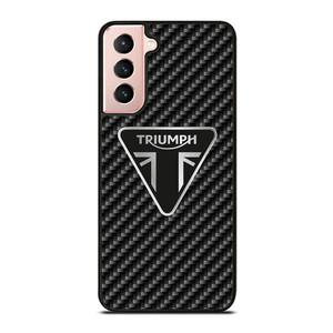 Triumph Motorcycle Carbon Logo Samsung Galaxy S21 5G Case Cover Triumph Motorcycle Carbon Logo Samsung Galaxy S21 5G Case Cover