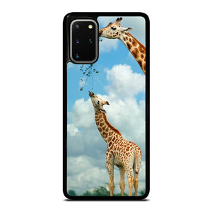 MOM AND BABY GIRAFFE EAT Samsung Galaxy S20 Plus 5G Case Cover MOM AND BABY GIRAFFE EAT Samsung Galaxy S20 Plus 5G Case Cover