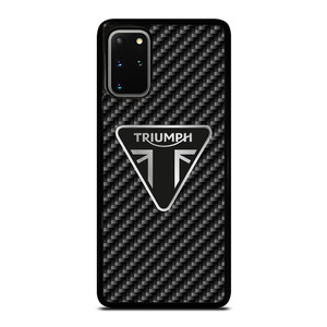 Triumph Motorcycle Carbon Logo Samsung Galaxy S20 Plus 5G Case Cover Triumph Motorcycle Carbon Logo Samsung Galaxy S20 Plus 5G Case Cover