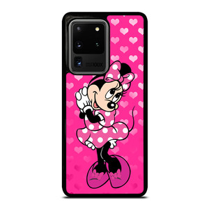 Minnie Mouse In Pink Heart Samsung Galaxy S20 Ultra 5G Case Cover Minnie Mouse In Pink Heart Samsung Galaxy S20 Ultra 5G Case Cover