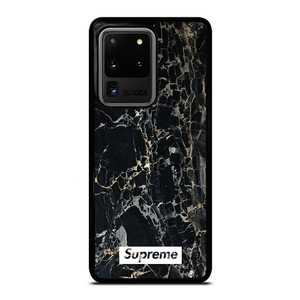 SUPREME BLACK MARBLE Samsung Galaxy S20 Ultra 5G Case Cover SUPREME BLACK MARBLE Samsung Galaxy S20 Ultra 5G Case Cover