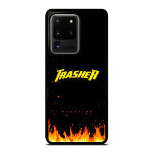 Trasher Smoldering Font Samsung Galaxy S20 Ultra 5G Case Cover Trasher Smoldering Font Samsung Galaxy S20 Ultra 5G Case Cover