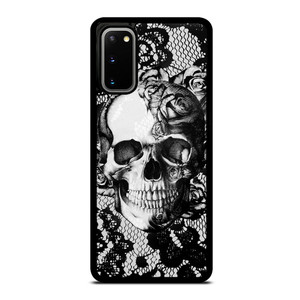 Skull On Black Lace Samsung Galaxy S20 5G Case Cover Skull On Black Lace Samsung Galaxy S20 5G Case Cover