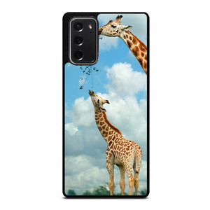 MOM AND BABY GIRAFFE EAT Samsung Galaxy Note 20 5G Case Cover MOM AND BABY GIRAFFE EAT Samsung Galaxy Note 20 5G Case Cover