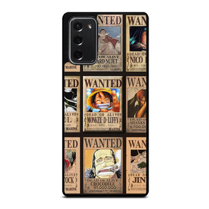 Wanted One Piece Luffy Samsung Galaxy Note 20 5G Case Cover Wanted One Piece Luffy Samsung Galaxy Note 20 5G Case Cover