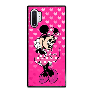 Minnie Mouse In Pink Heart Samsung Galaxy Note 10 Plus Case Cover Minnie Mouse In Pink Heart Samsung Galaxy Note 10 Plus Case Cover
