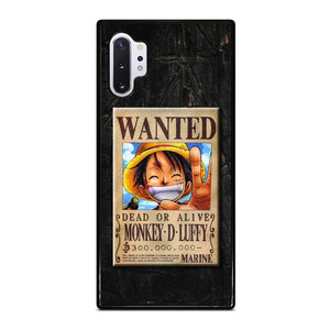 One Piece Luffy Wanted Samsung Galaxy Note 10 Plus Case Cover One Piece Luffy Wanted Samsung Galaxy Note 10 Plus Case Cover