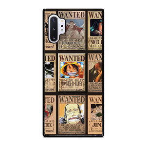 Wanted One Piece Luffy Samsung Galaxy Note 10 Plus Case Cover Wanted One Piece Luffy Samsung Galaxy Note 10 Plus Case Cover