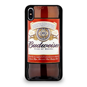 BUDWEISER BOTTLE iPhone XS Max Case Cover BUDWEISER BOTTLE iPhone XS Max Case Cover