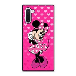 Minnie Mouse In Pink Heart Samsung Galaxy Note 10 5G Case Cover Minnie Mouse In Pink Heart Samsung Galaxy Note 10 5G Case Cover