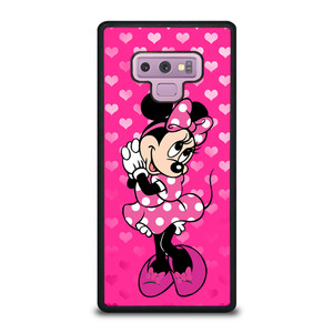 Minnie Mouse In Pink Heart Samsung Galaxy Note 9 Case Cover Minnie Mouse In Pink Heart Samsung Galaxy Note 9 Case Cover