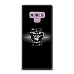 QUOTE FOR OAKLAND RIDERS HATERS Samsung Galaxy Note 9 Case Cover QUOTE FOR OAKLAND RIDERS HATERS Samsung Galaxy Note 9 Case Cover