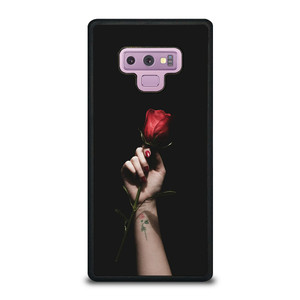 Red Rose Flower Hand Samsung Galaxy Note 9 Case Cover Red Rose Flower Hand Samsung Galaxy Note 9 Case Cover