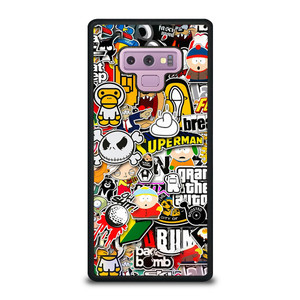 Sticker Bomb Collage Samsung Galaxy Note 9 Case Cover Sticker Bomb Collage Samsung Galaxy Note 9 Case Cover